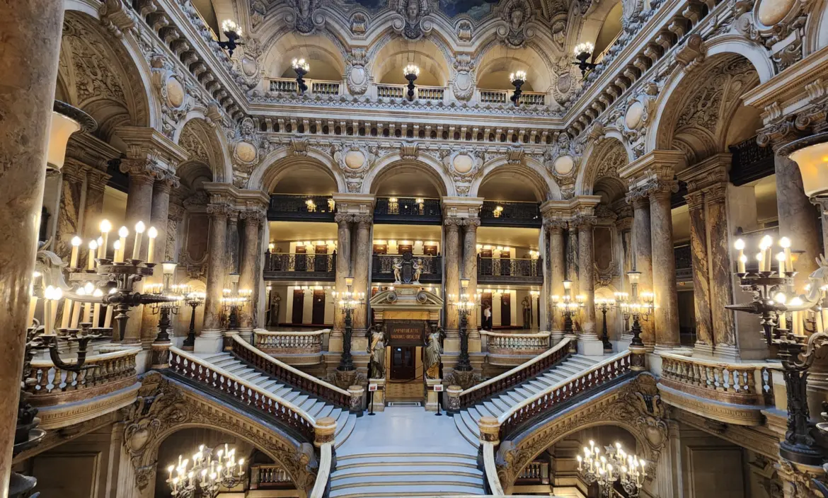 Grand staircase of the Palais Garnier