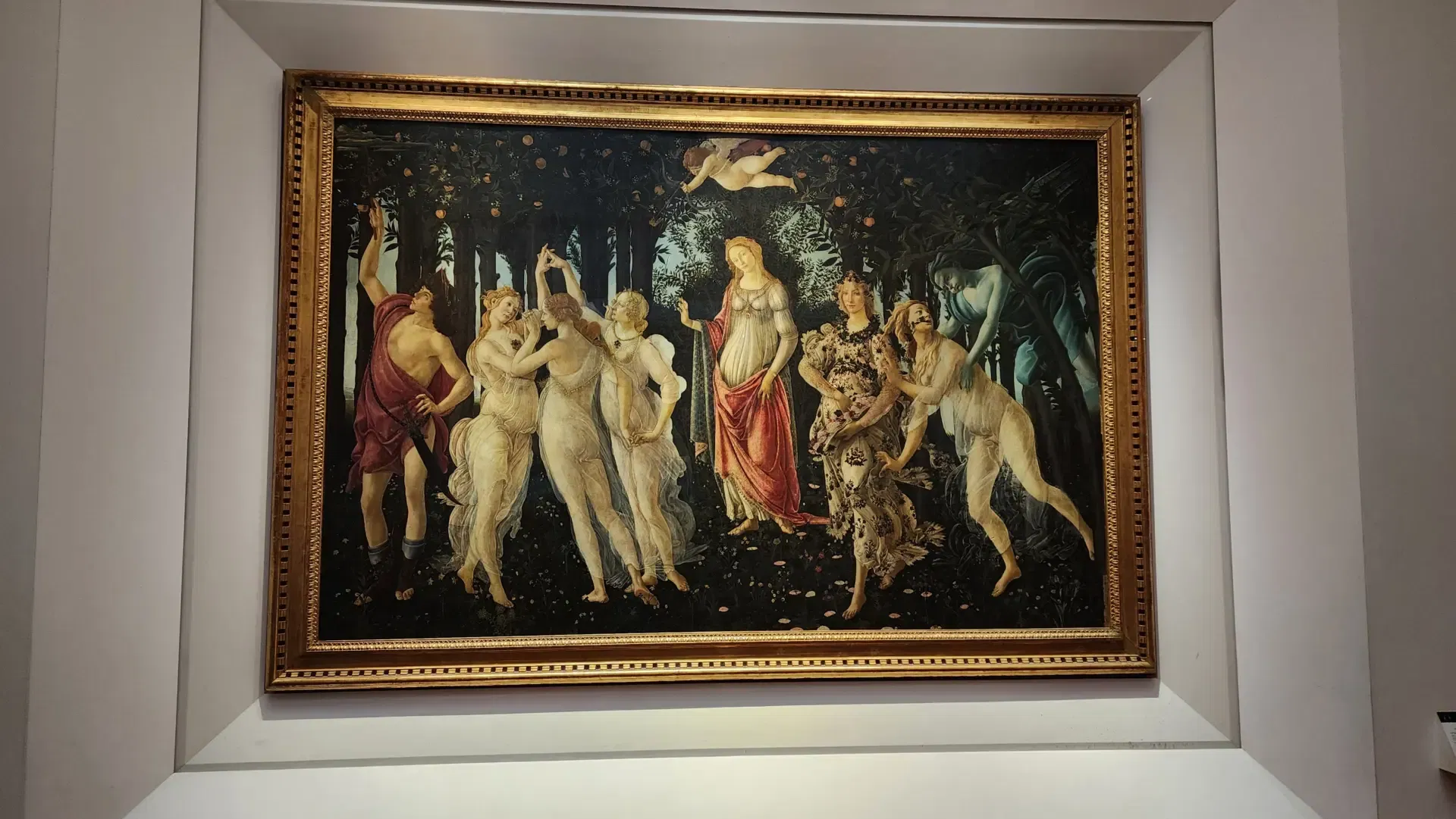 Primavera by Sandra Botticelli, Uffizi Gallery, Florence