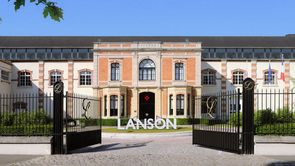 Champagne Lanson in Reims