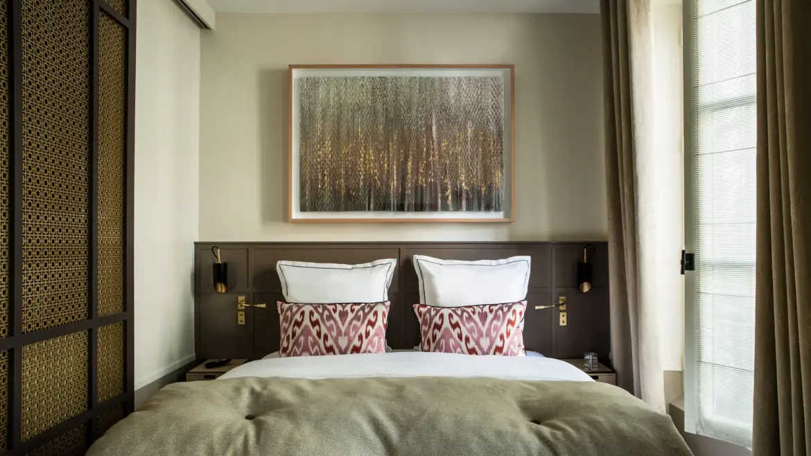 Bedroom, Classic Room, Hotel La Tamise, Paris, France