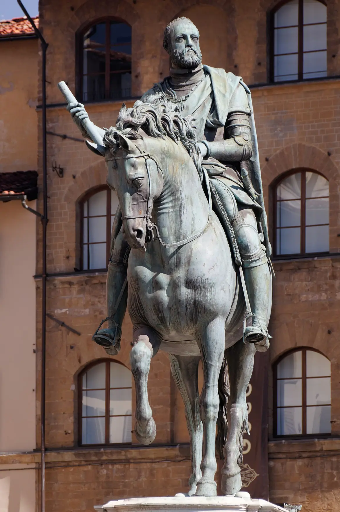 Equestrian Statue of Cosimo I by Giambologna, Piazza della Signoria, Florence