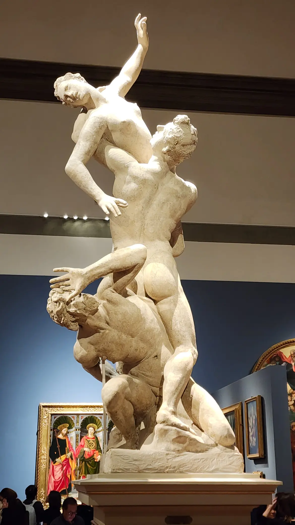 Plaster cast of The Abduction of a Sabine Woman, by Giambologna, Accademia Gallery, Florence