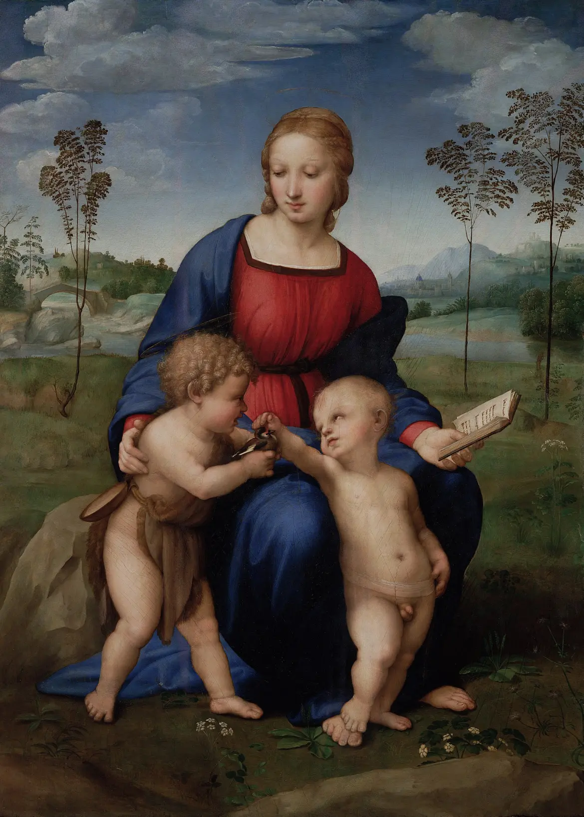 Madonna del Cardellino (Madonna of the Goldfinch), Raphael, Uffizi Gallery, Florence