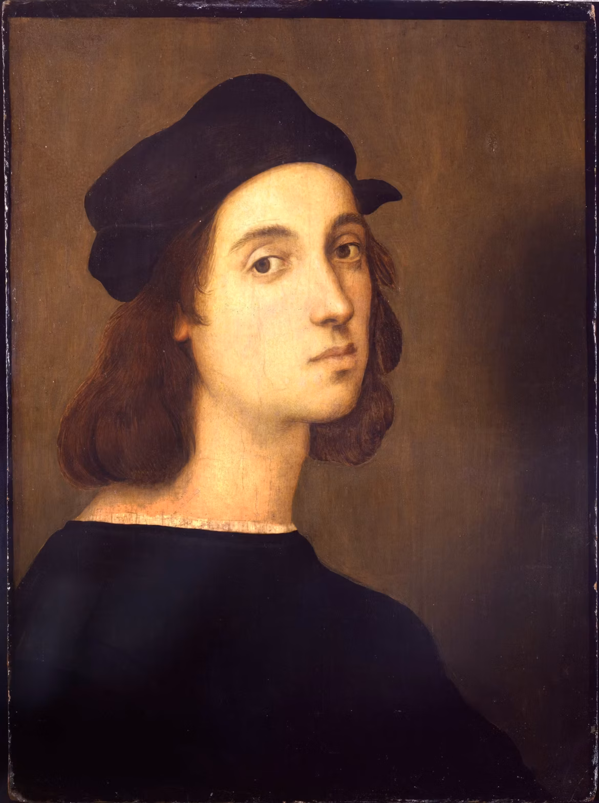 Raphael, Self portrait, Uffizi Gallery, Florence