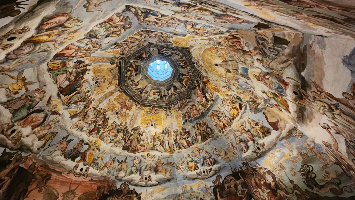 Giorgio Vasari and Federico Zuccari's frescoes of The Last Judgment, Florence Cathedral
