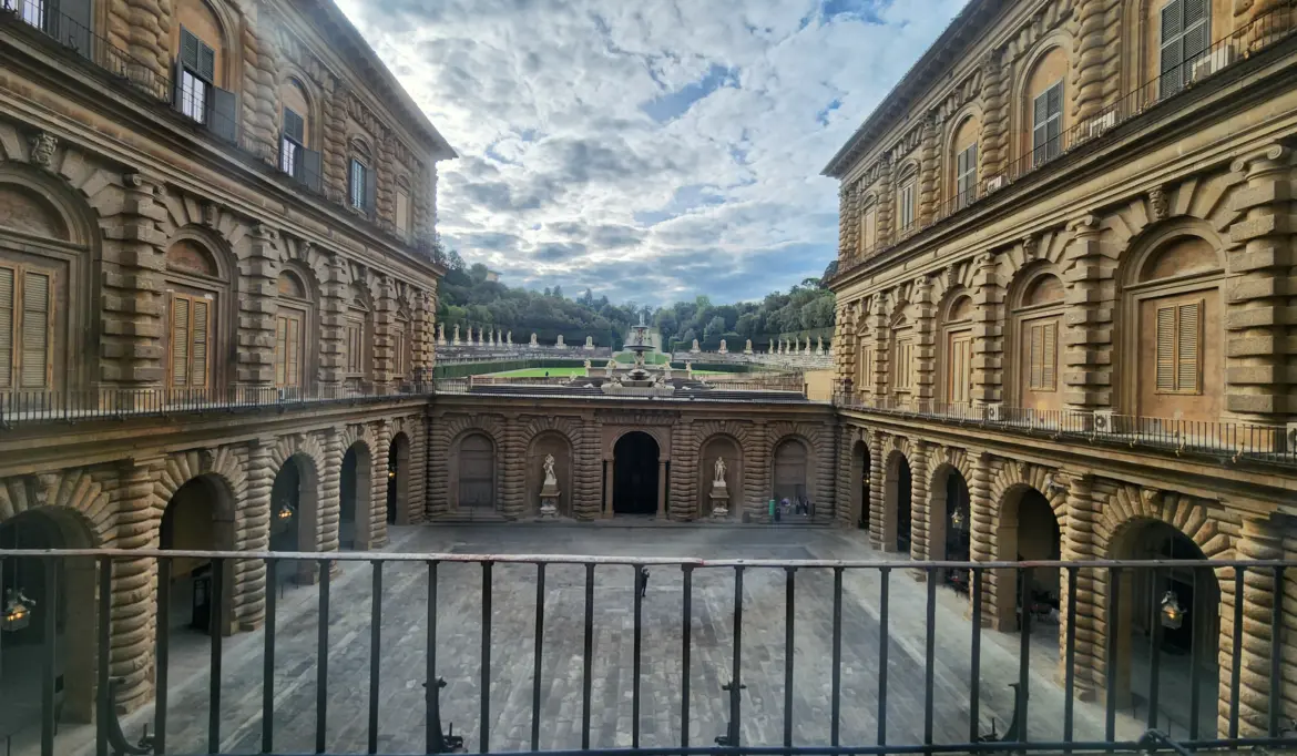 The Cortile dell’Ammannati (Grand Courtyard), Pitti Palace, Florence