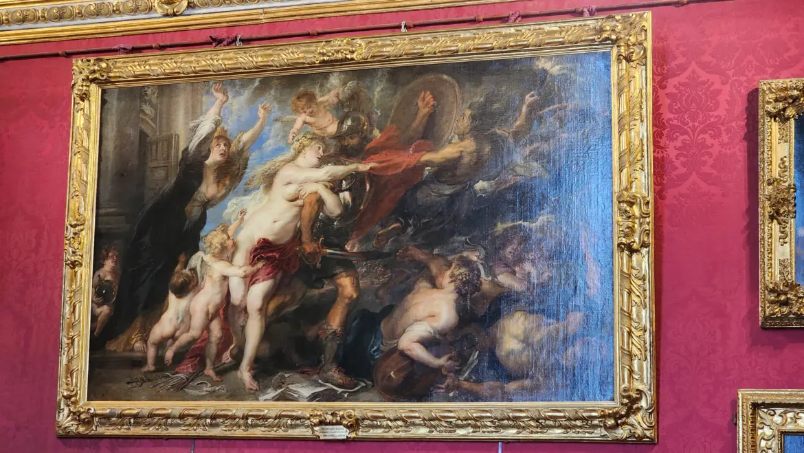 Rubens’ Consequences of War, Pitti Palace, Florence
