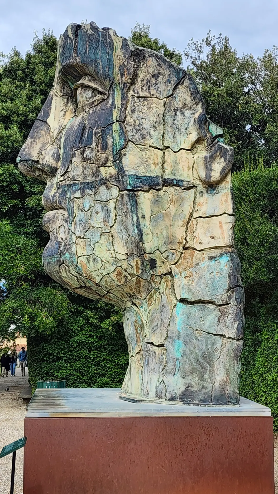 Tindaro Screpolato by Igo Mitoraj, Boboli Gardens, Florence