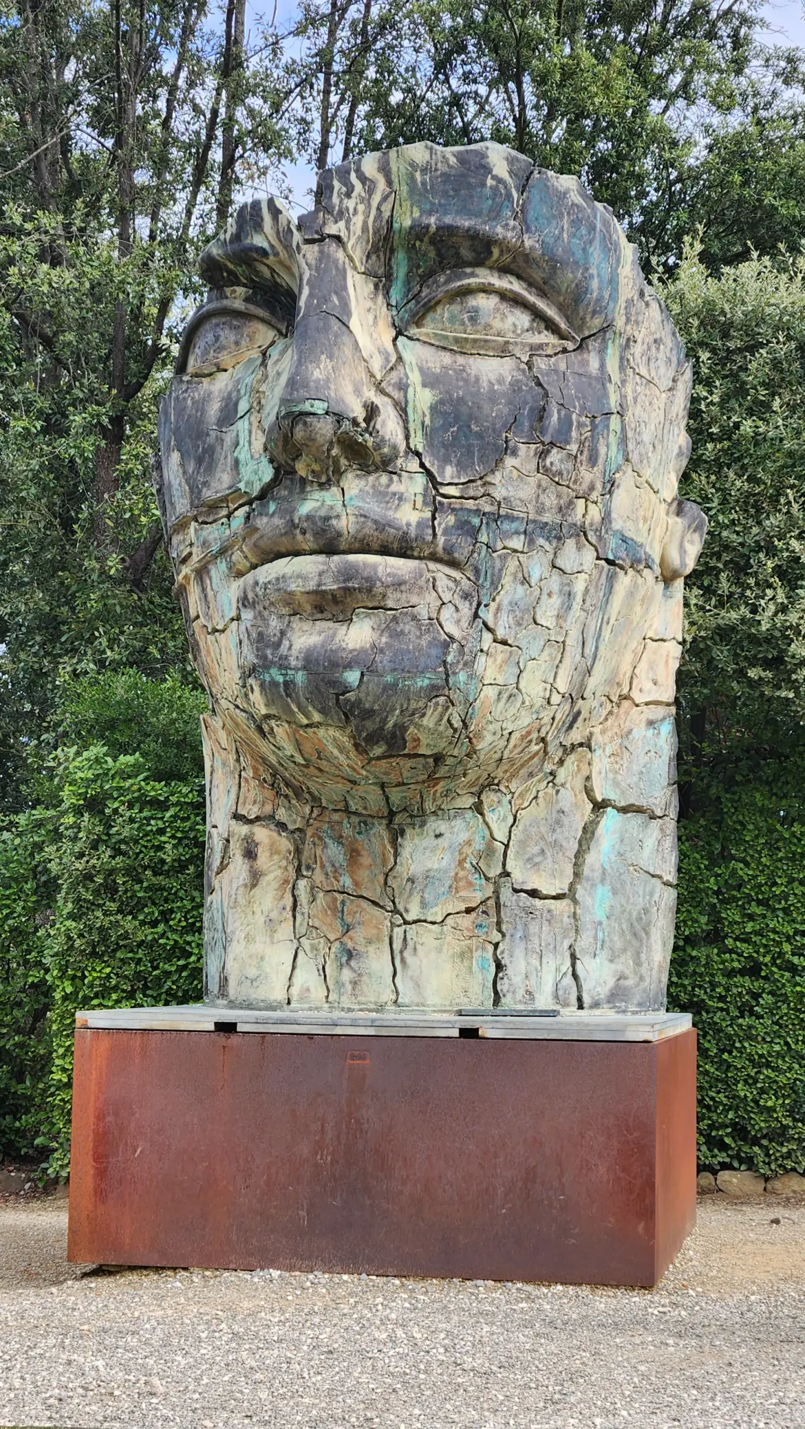 Tindaro Screpolato by Igo Mitoraj, Boboli Gardens, Florence