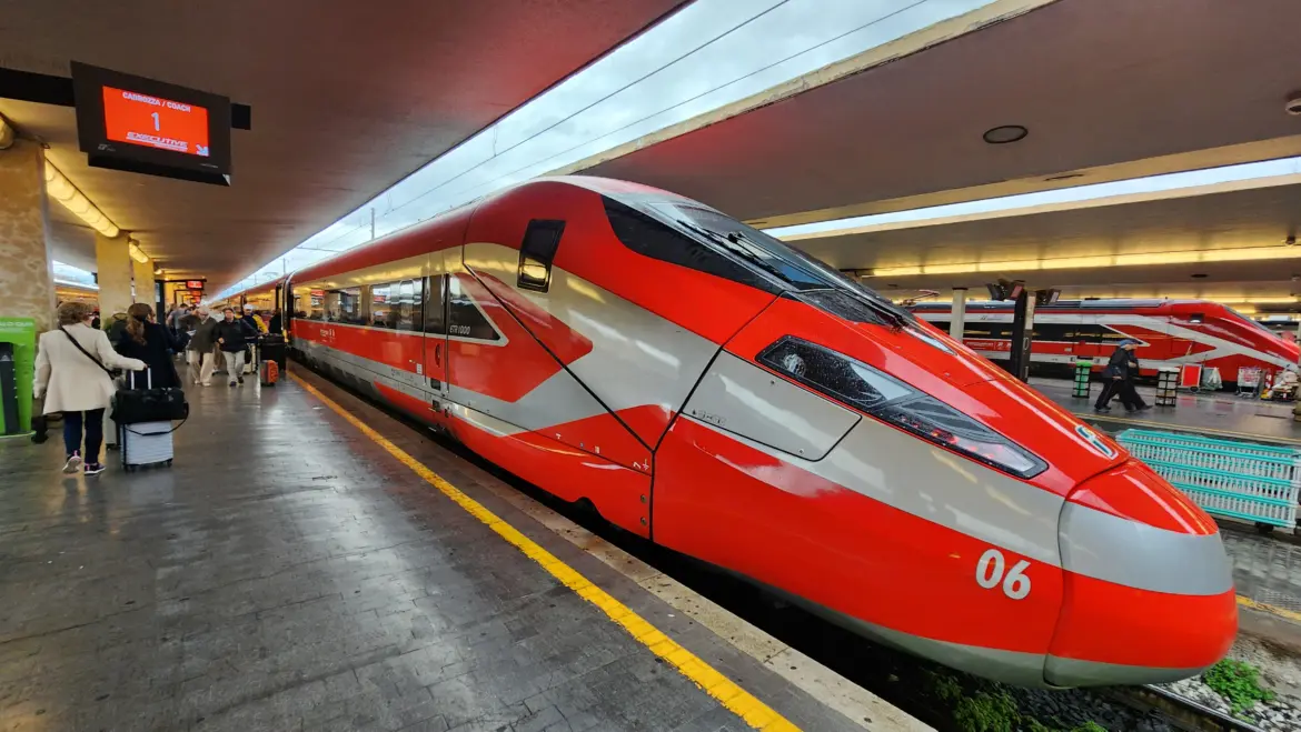 Frecciarossa Train, Santa Maria Novella Station, Florence