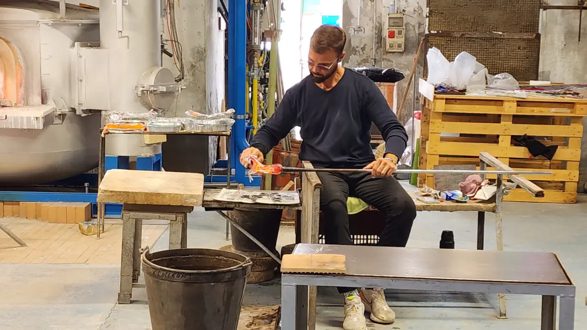 Glass making in Murano, Venetian Lagoon