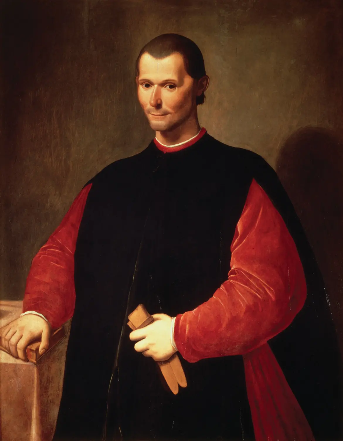 Portrait of Niccolò Machiavelli by Santi di Tito, Palazzo Vecchio, Florence 