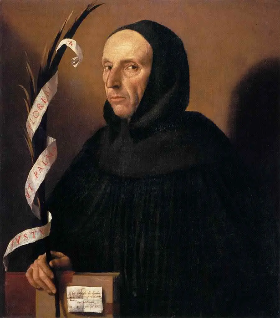 Girolamo Savonarola portrait by Moretto da Brescia, Museo di Castelvecchio, Verona