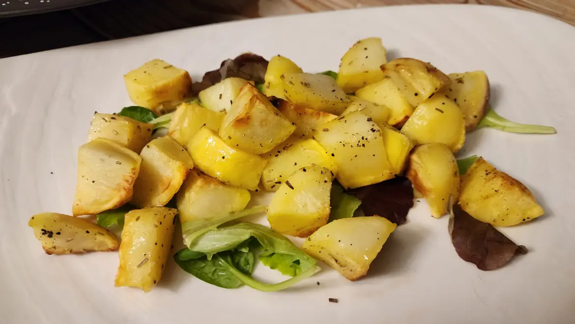 Roast Potatoes with Rosemary, Spaghetteria Pizzeria 6342 A Le Tole, Venice