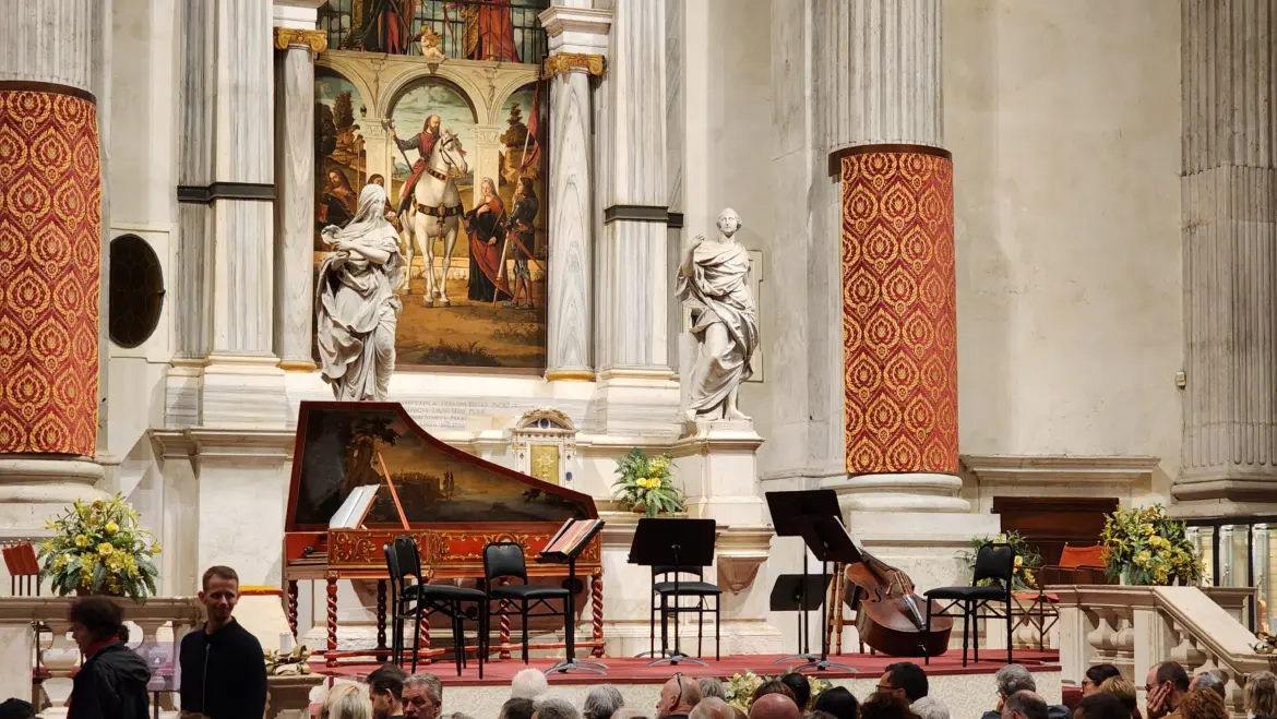 San Vidal on Horseback, main altarpiece by Carpaccio, San Vidal Church, Venice