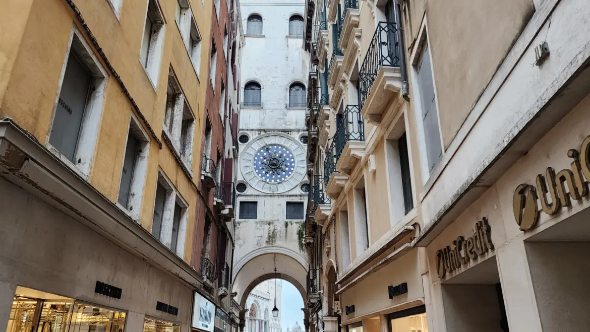 The Mercerie, behind St Mark’s Clock Tower, Venice