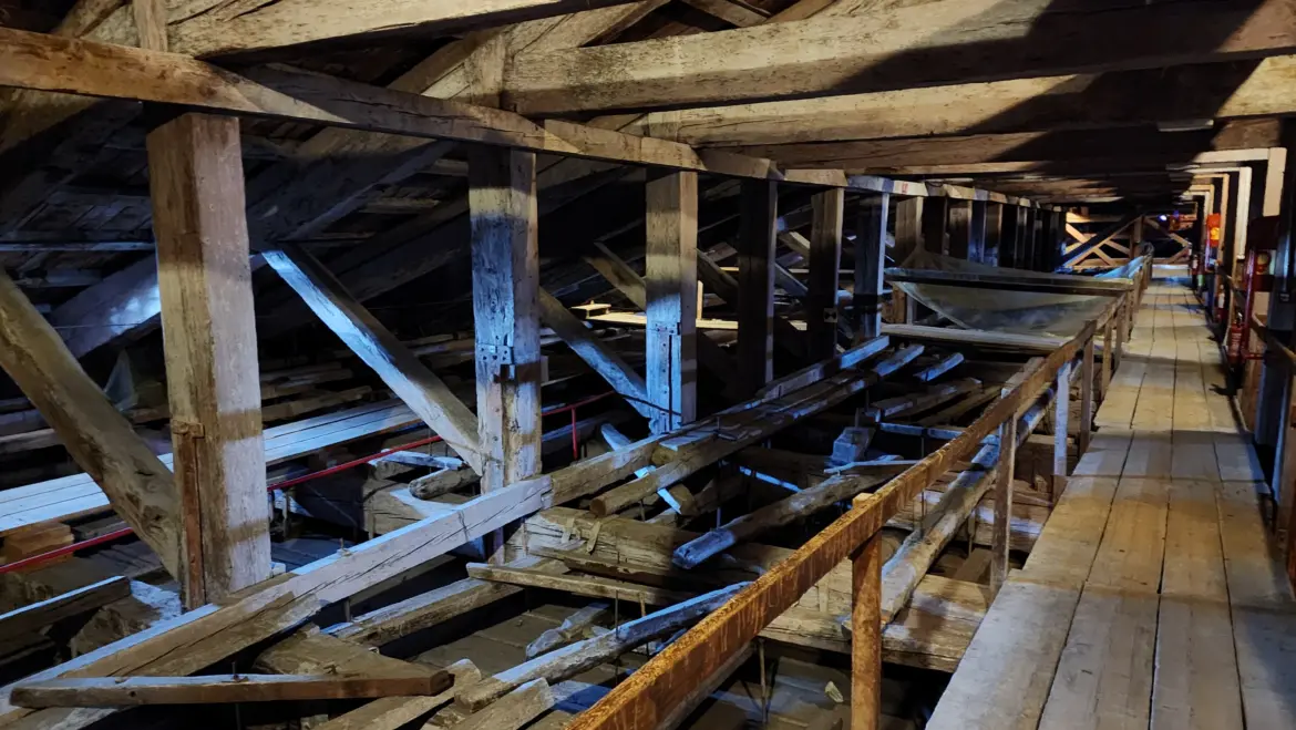 The attic of the Doge’s Palace, Venice