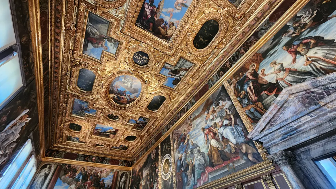 Paolo Veronese’s ceiling, Doge’s Palace, Venice