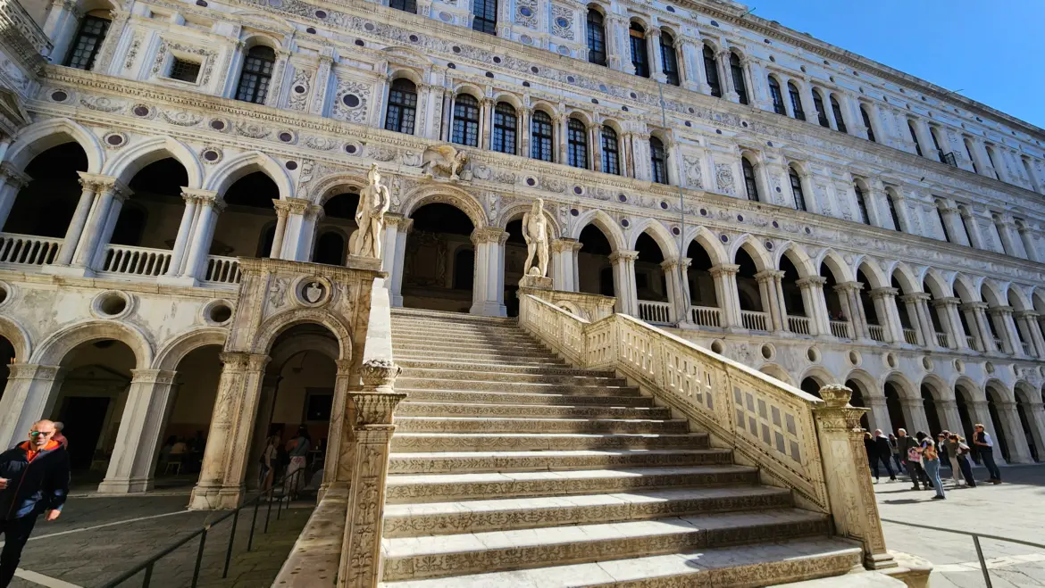 Statues of Mars and Neptune, Scala dei Giganti (The Giant’s Staircase), Doge’s Palace, Venice