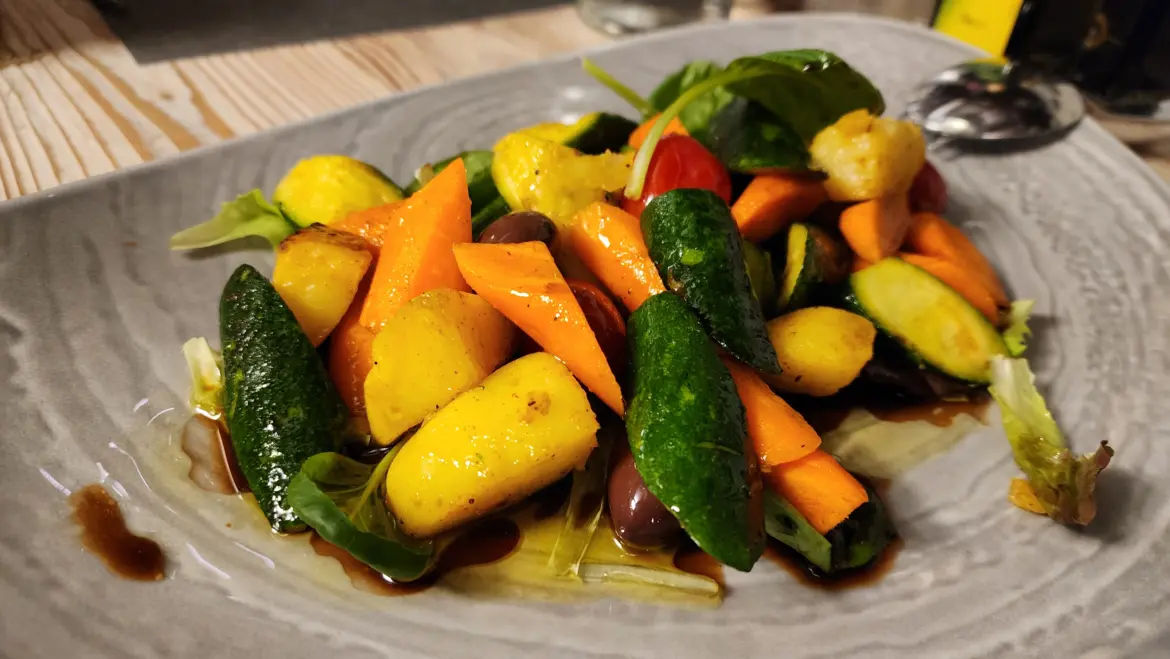 Mixed Seasonal Vegetables, Spaghetteria Pizzeria 6342 A Le Tole, Venice