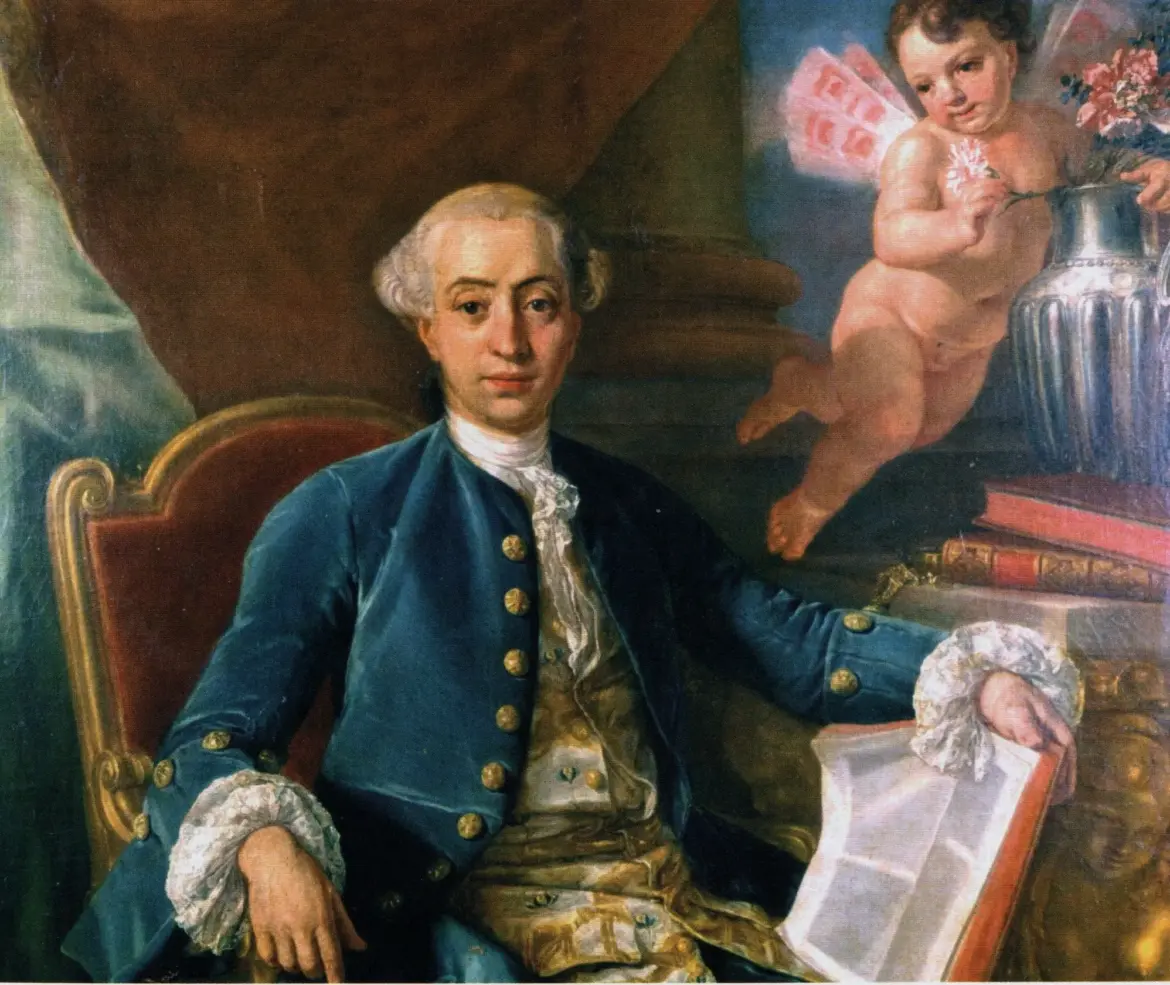 Anton Raphael Mengs (1728–1779), Portrait of Giacomo Casanova, 1760.