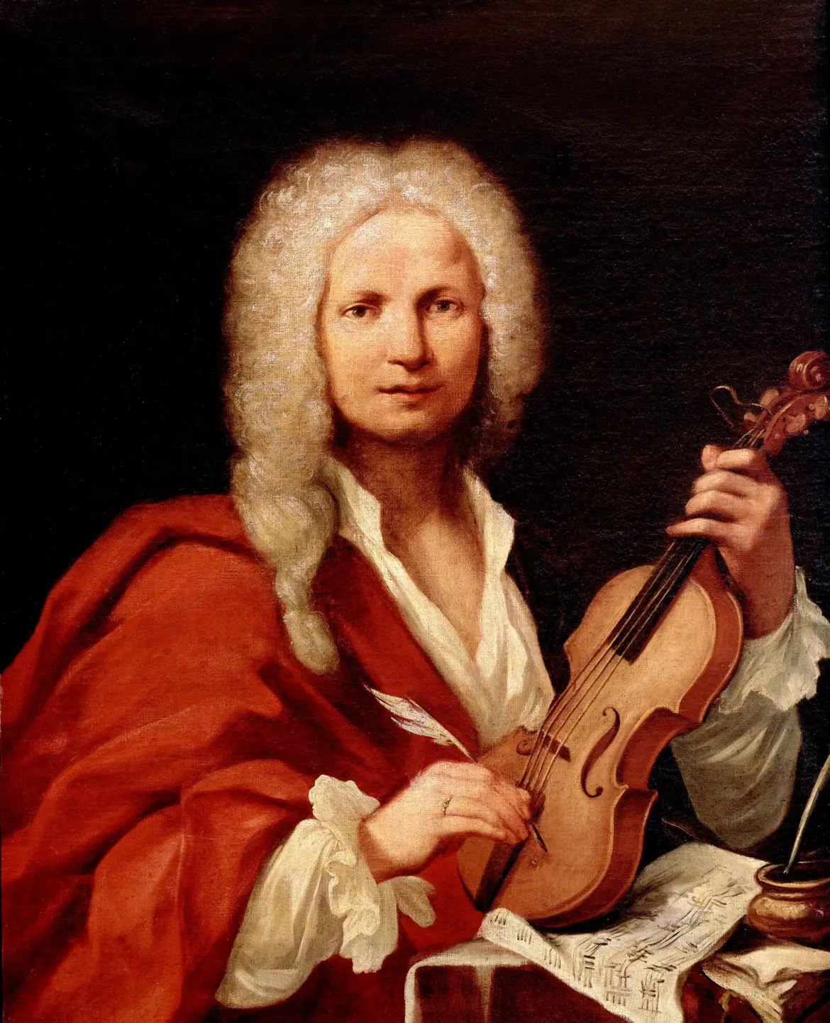 Probable portrait of Vivaldi, 1723