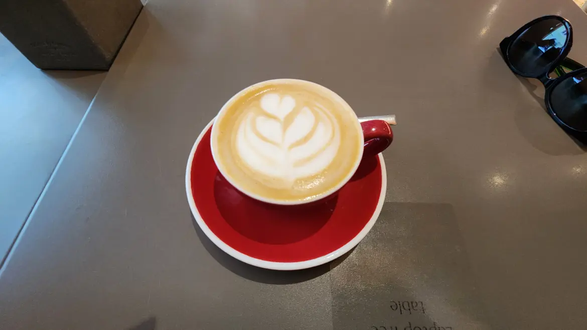 Delicious cappuccino, The Folks, Lisbon, Portugal