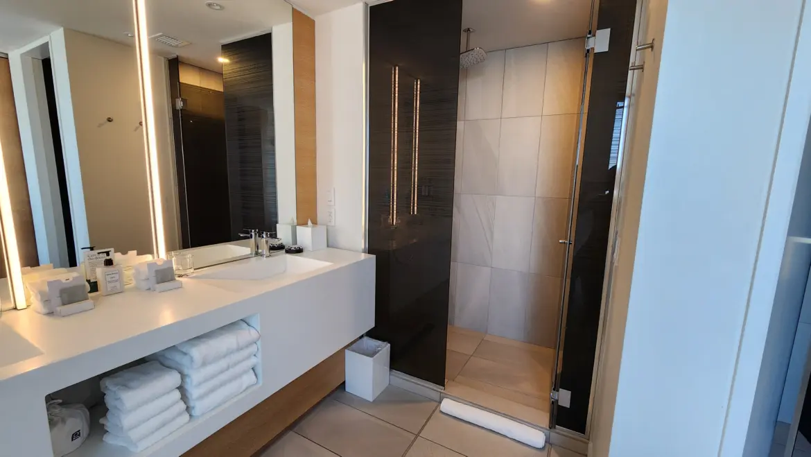 Spacious bathroom, The Prestige Suite, Le Germain Hotel Ottawa