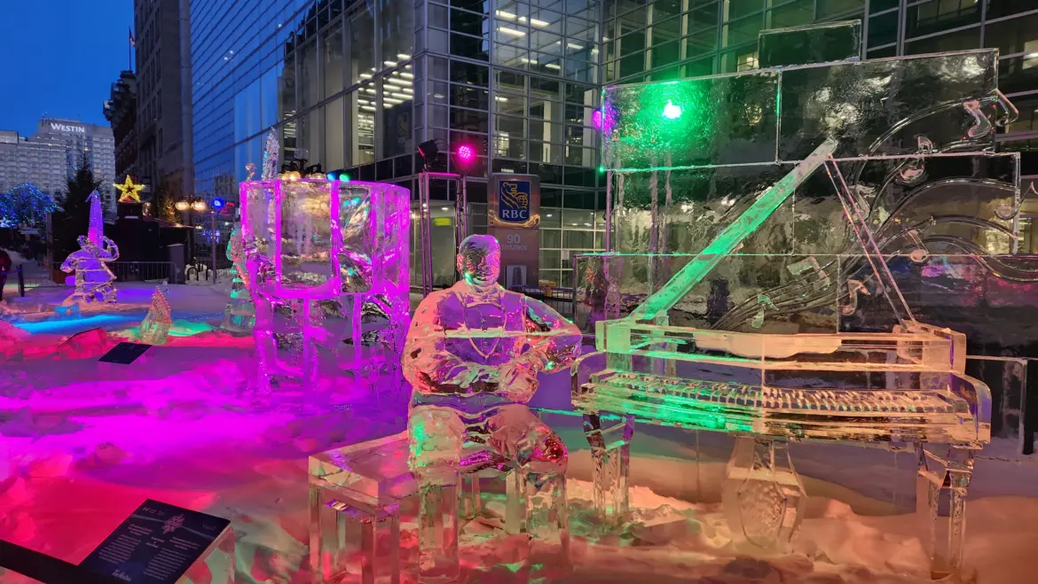 Ice sculptures, Winterlude, Ottawa, Canada