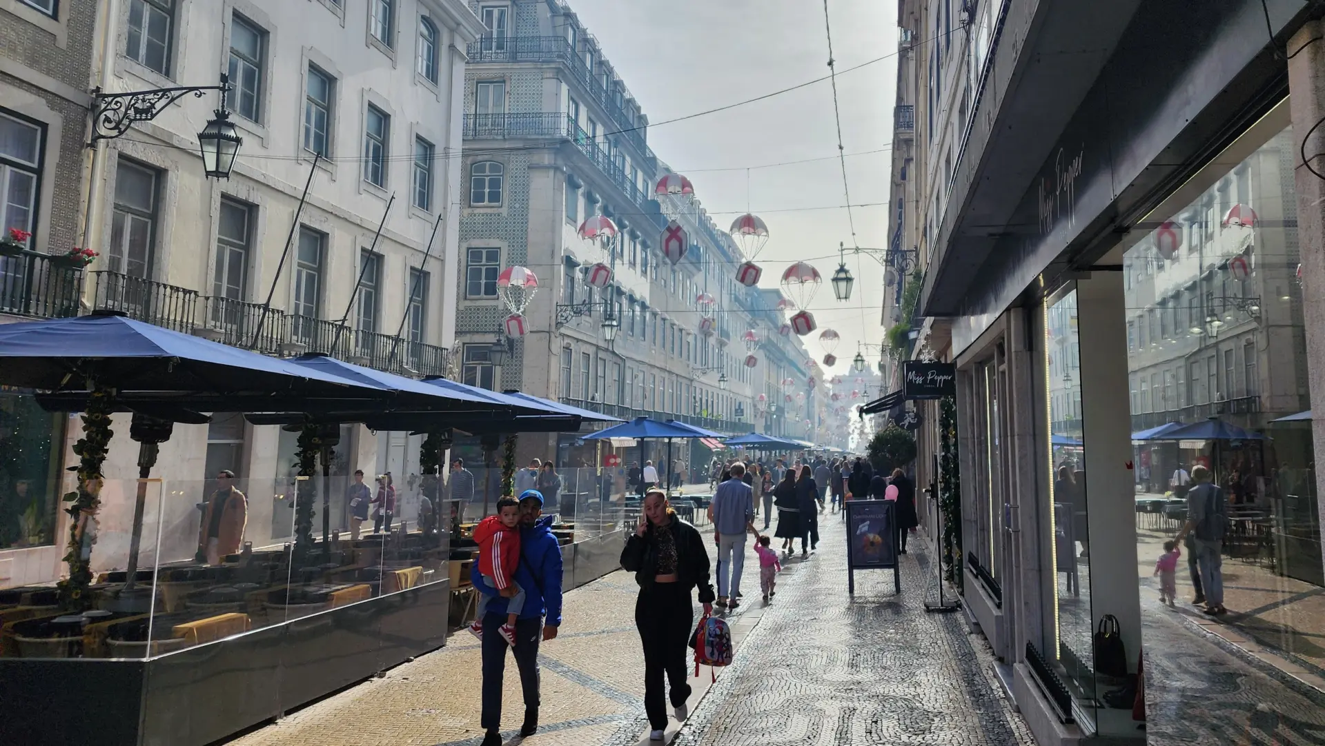 Rua Augusta, Baixa district, Lisbon, Portugal