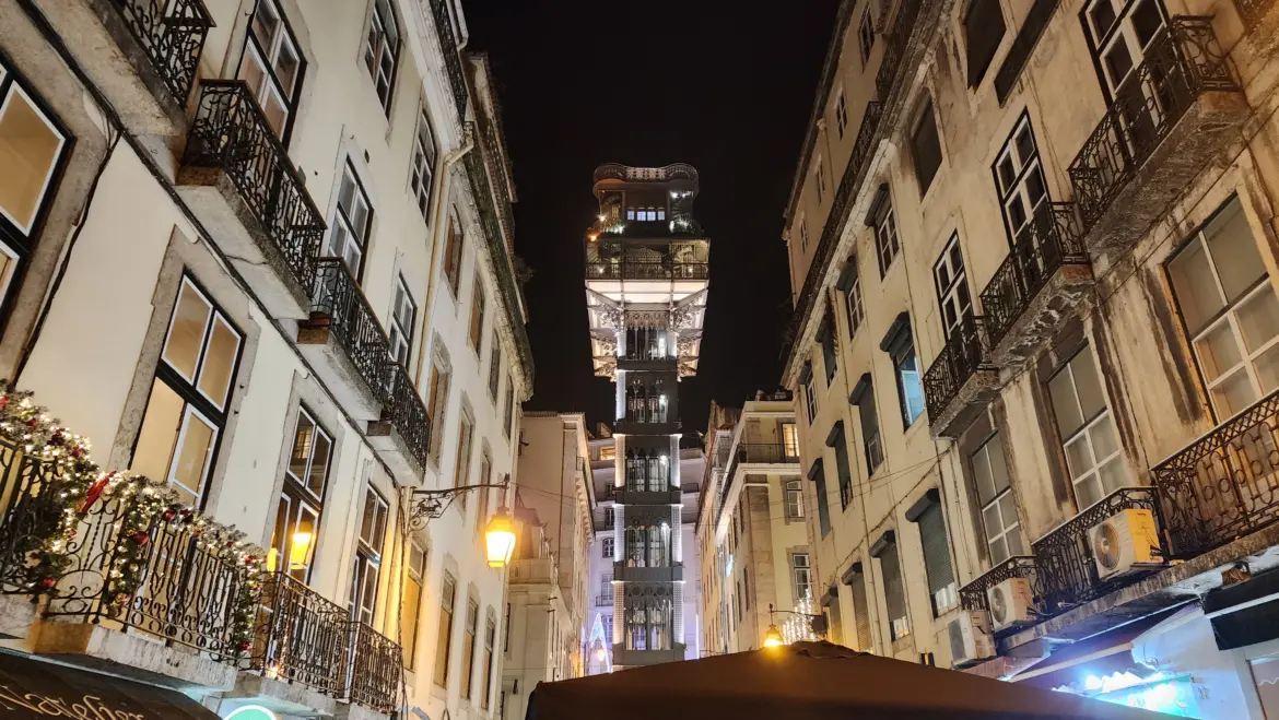 Elevador de Santa Justa, Baixa, Lisbon, Portugal