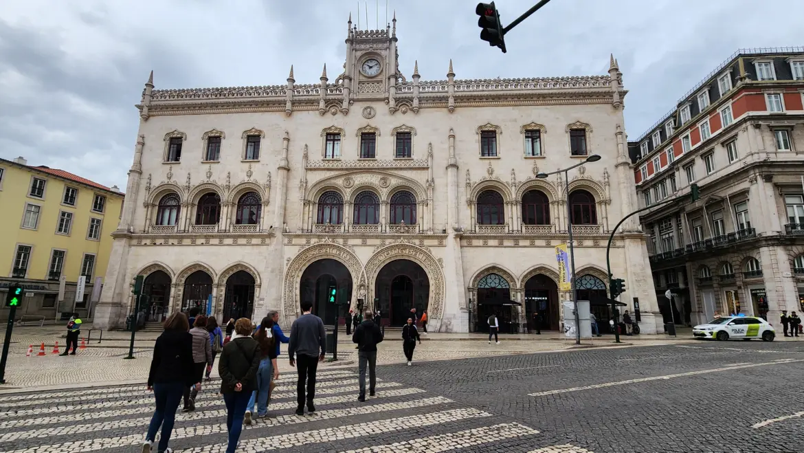 Rossio Railway Station, Lisbon, Portugal