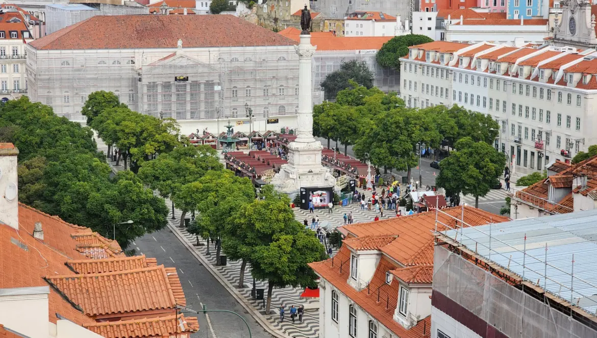 Rossio Square, Lisbon, Portugal