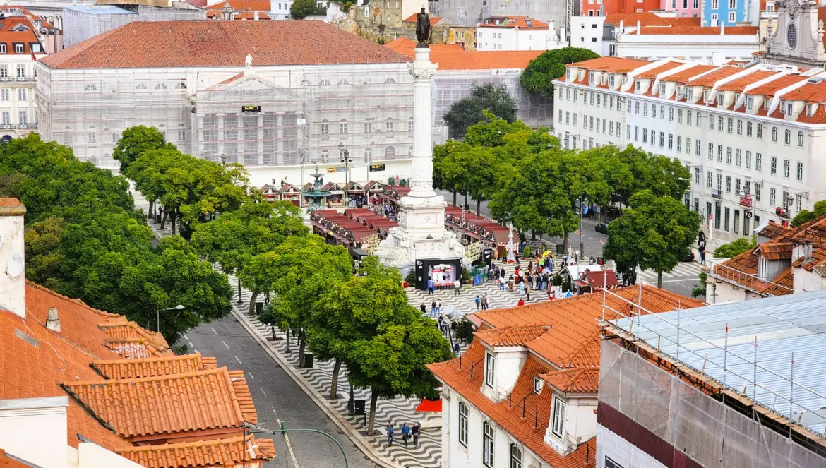 Rossio Square, Lisbon, Portugal