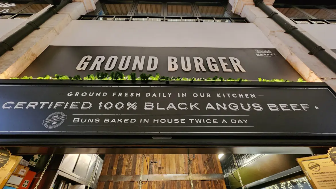 Ground Burger, Time Out Market, Lisbon, Portugal