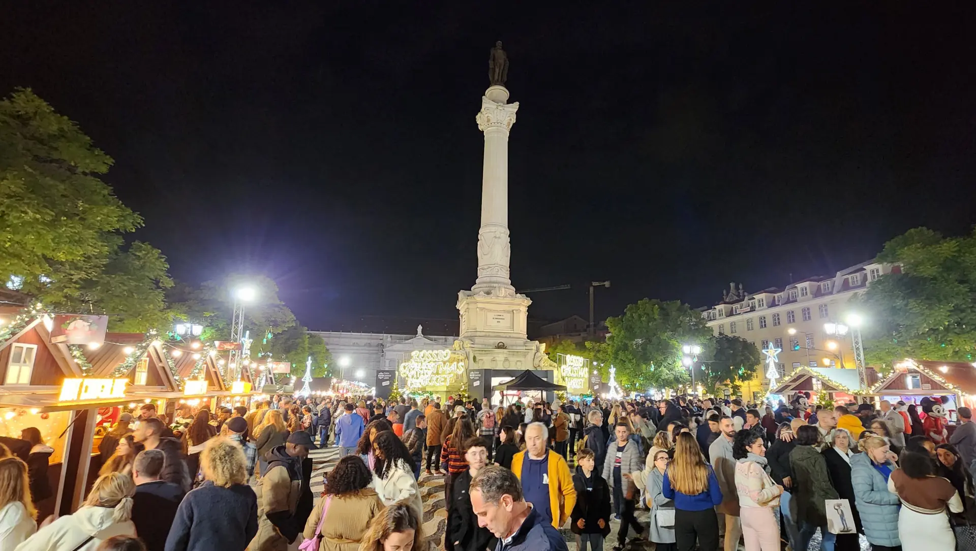 Dom Pedro IV Column, Rossio Square, Lisbon, Portugal