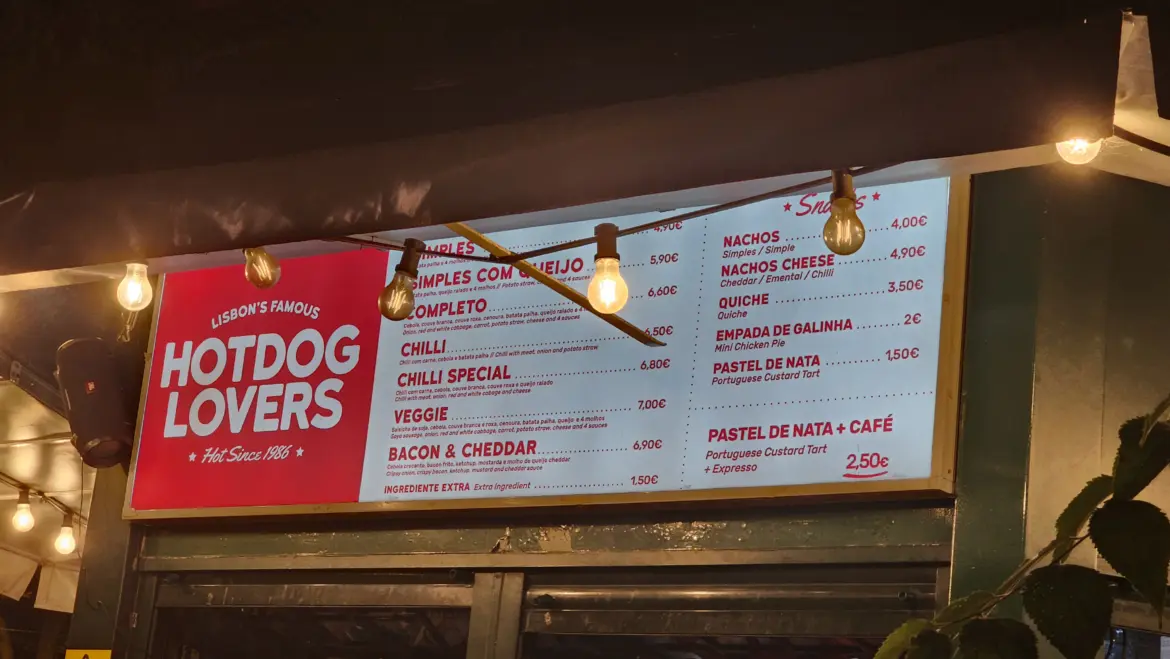 Hot Dog Lovers, Lisbon, Portugal