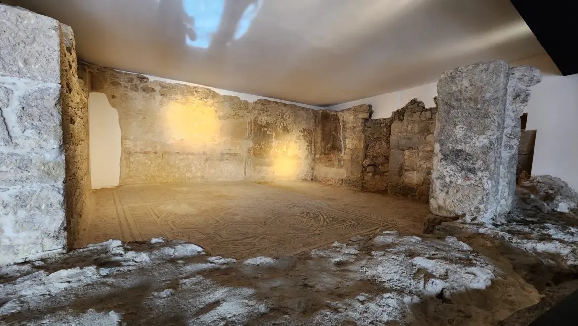 The remains of a Roman domus (house), Áurea Museum Hotel, Lisbon, Portugal