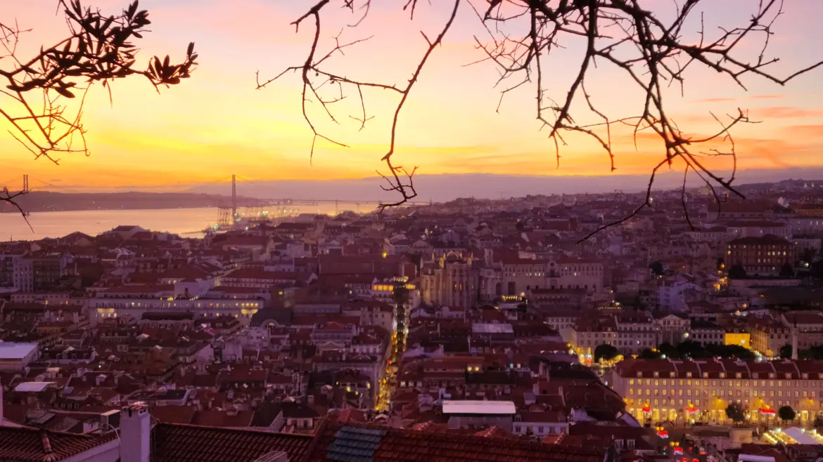View from Lovely Castelo, Lisbon, Portugal