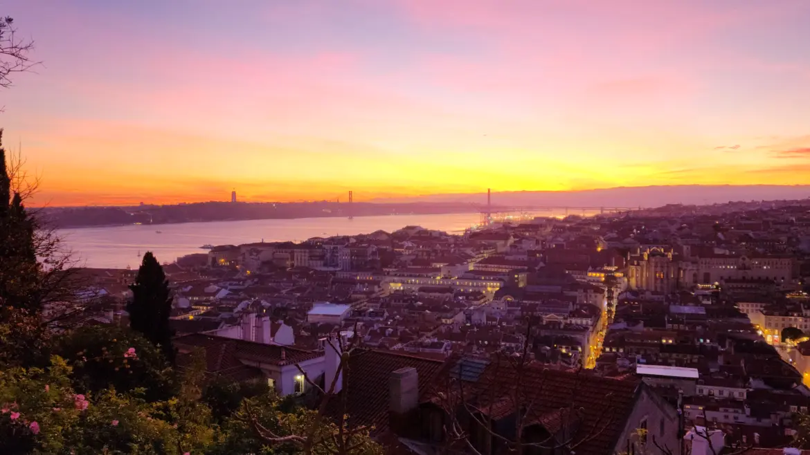 View from Lovely Castelo, Lisbon, Portugal