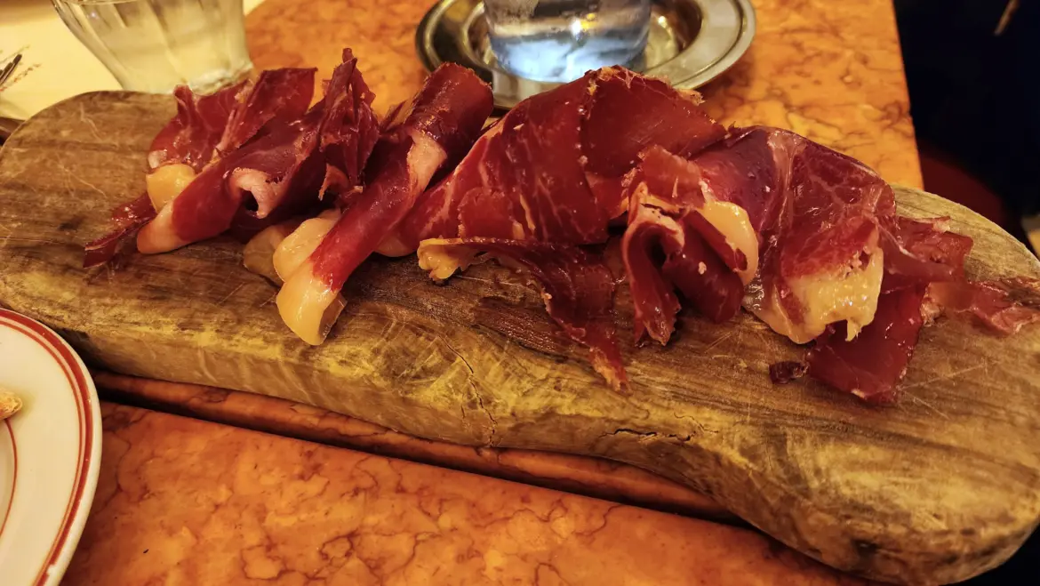 Jamón Ibérico de Bellota, Tapisco restaurant, Lisbon, Portugal