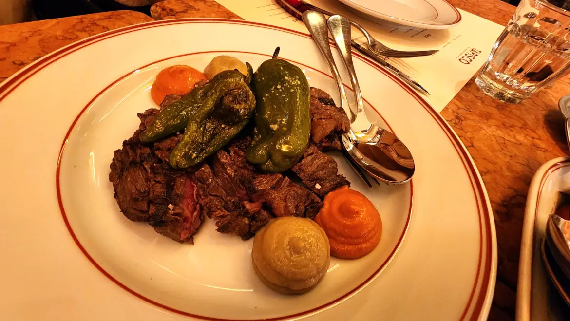 Entrecôte, Tapisco restaurant, Lisbon, Portugal