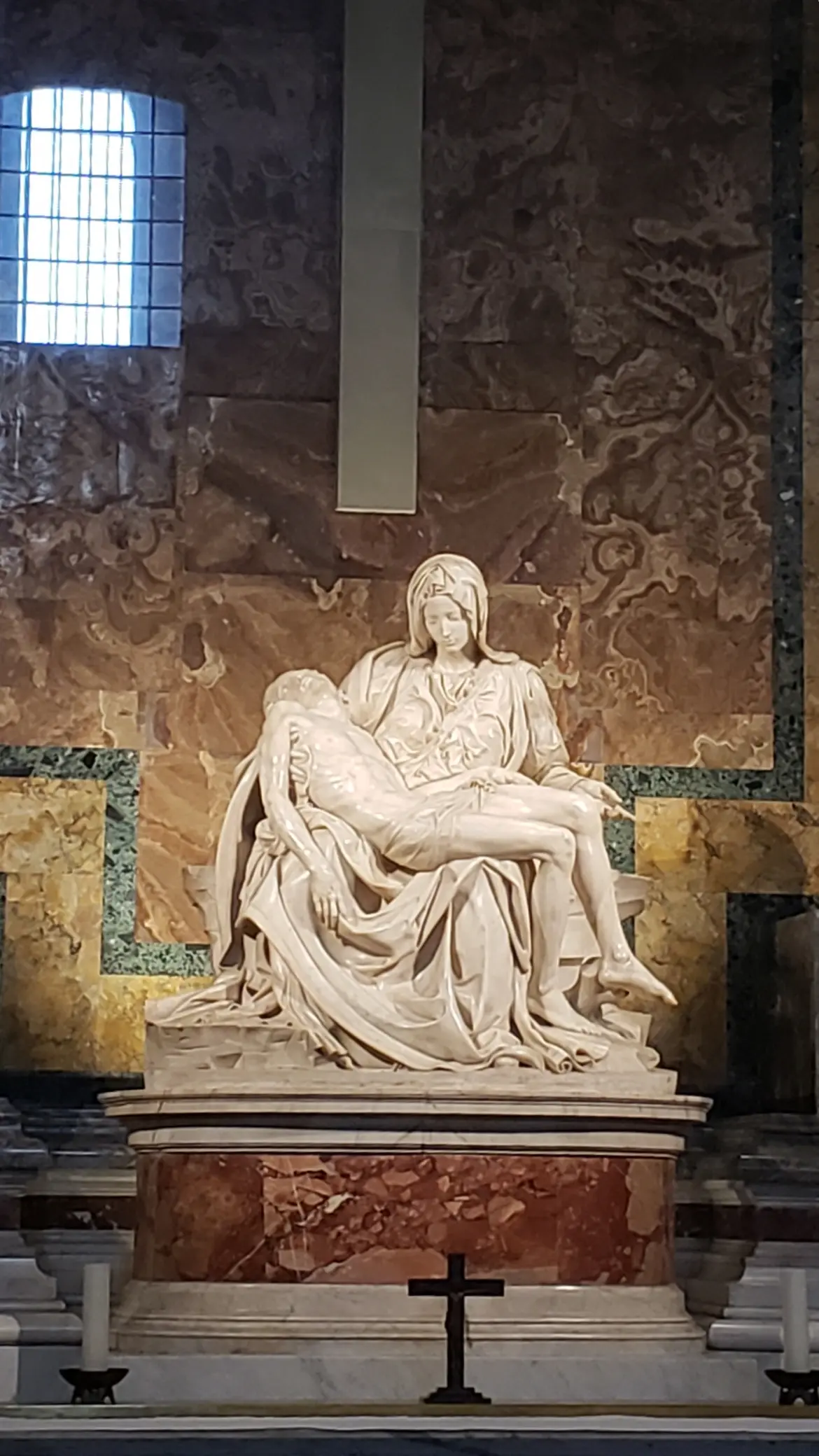 La Pietà by Michelangelo, 1498-1499, St Peter’s Basilica, Vatican, Italy