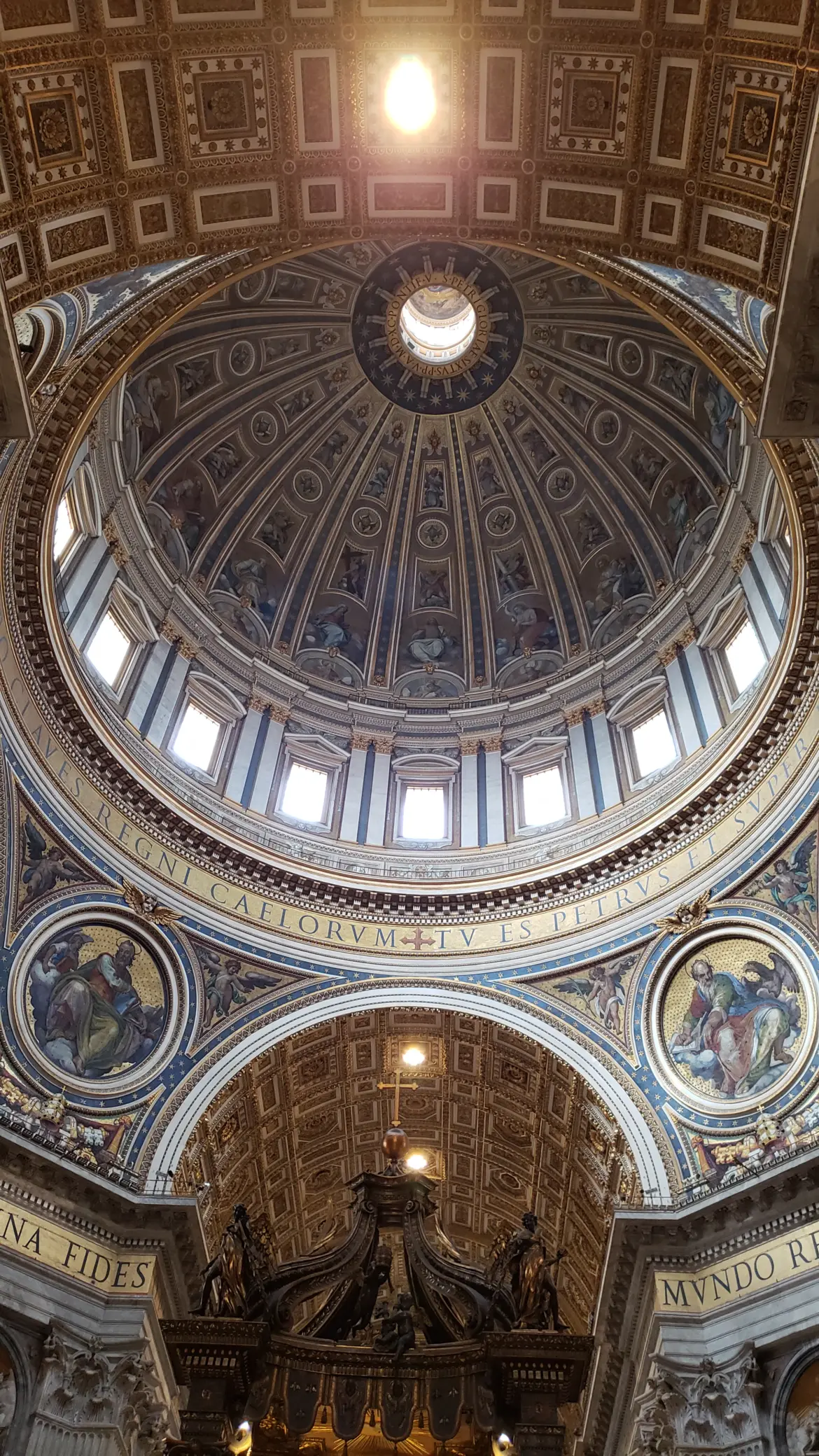 Michelangelo’s dome, St Peter’s Basilica, Vatican City, Italy