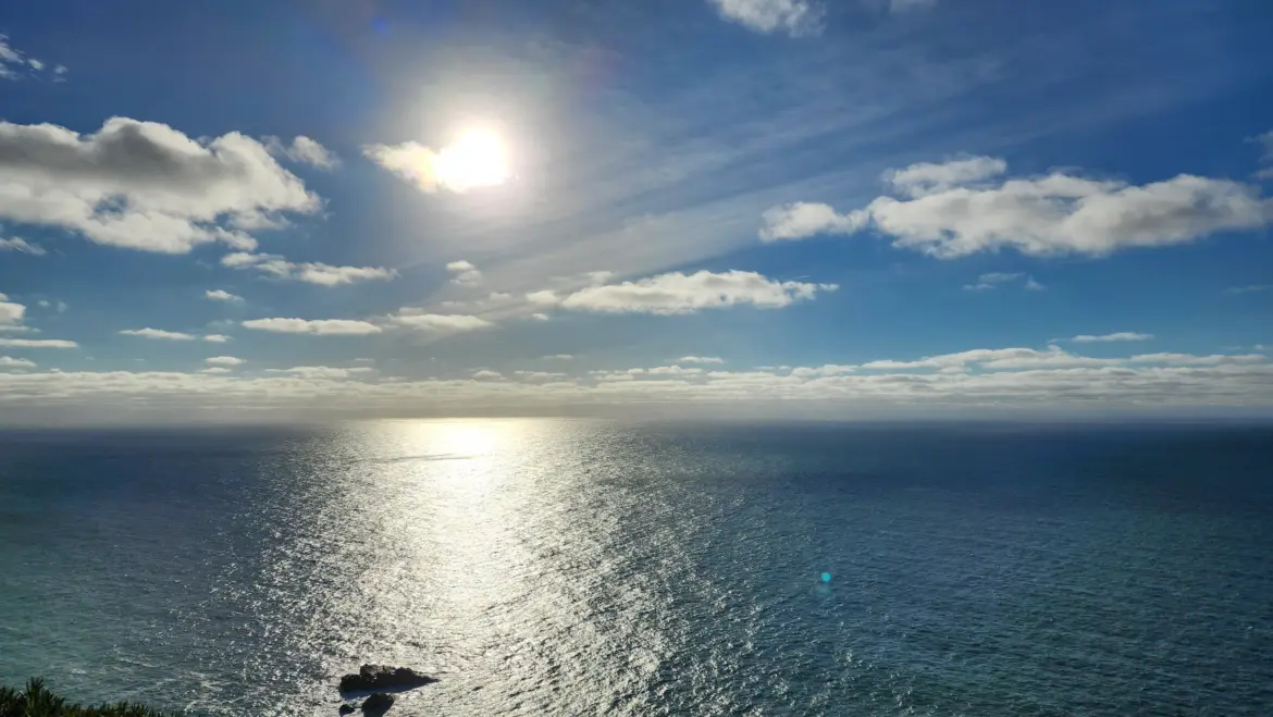 View of the Atlantic Ocean from Cabo da Roca, Lisbon, Portugal