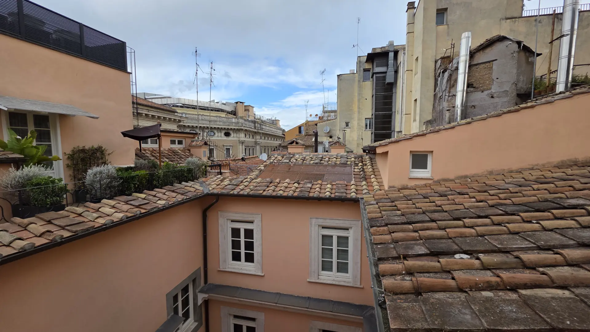 View from the Donizetti Suite, Hotel Maalot, Rome, Italy