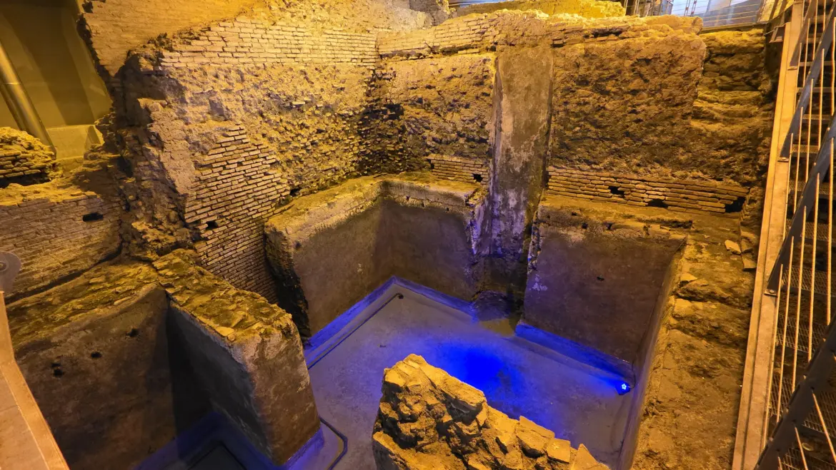 Remains of a 1st century Roman domus, Vicus Caprarius – La Città dell’Acqua (The Water City), Rome, Italy