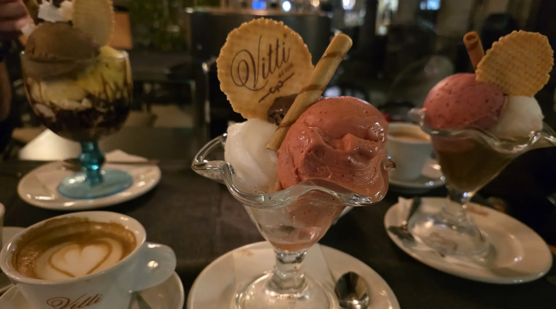 Gelato at Vitti Roma, Rome, Italy