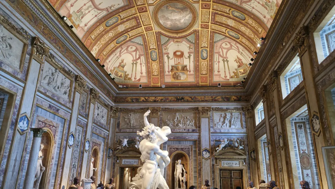 Hall IV of the Emperors, Galleria Borghese (Borghese Gallery), Rome, Italy