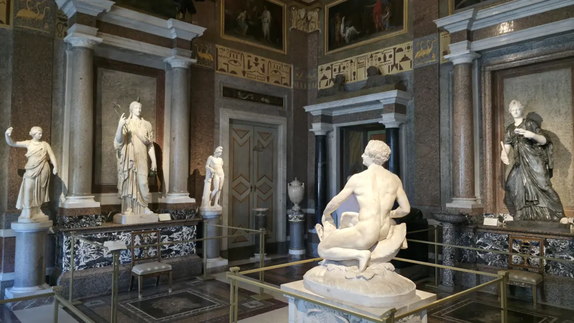 Egyptian Hall VII, Galleria Borghese (Borghese Gallery), Rome, Italy